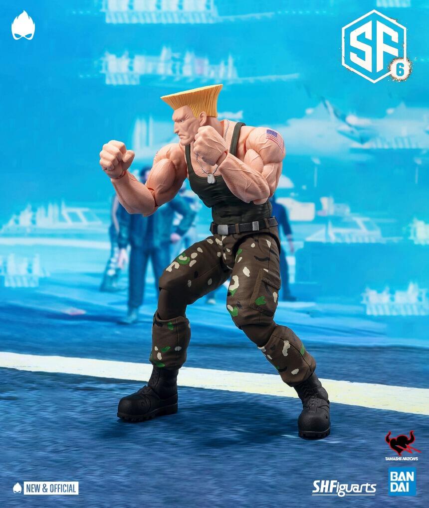 ゲームキャラクター Street fighter S.H figuarts Guile figure Amazon.com: TAMASHII NATIONS - Street Fighter - Guile