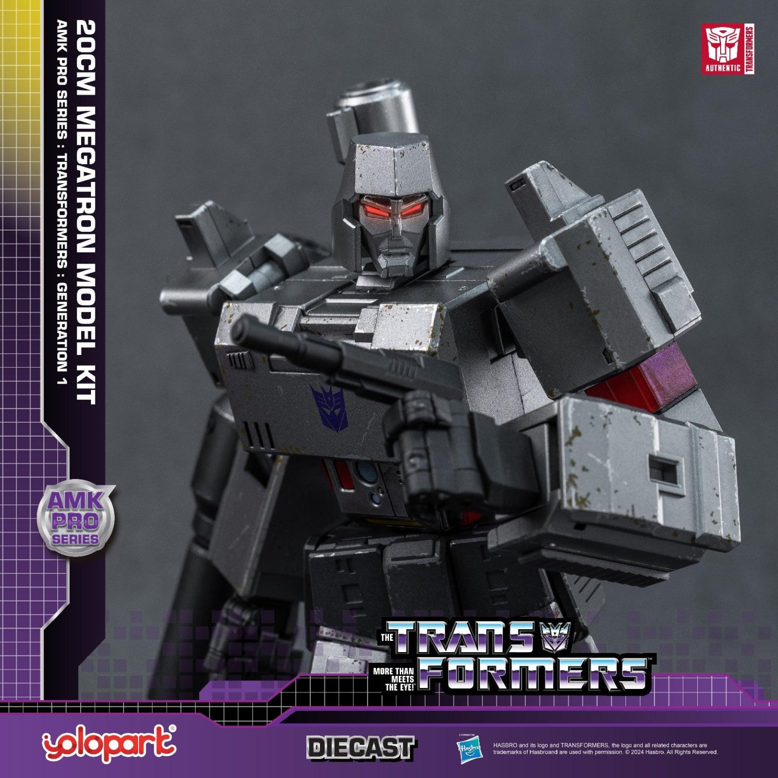 Yolopark AMK PRO G1 Series Transformers Megatron Model Kit