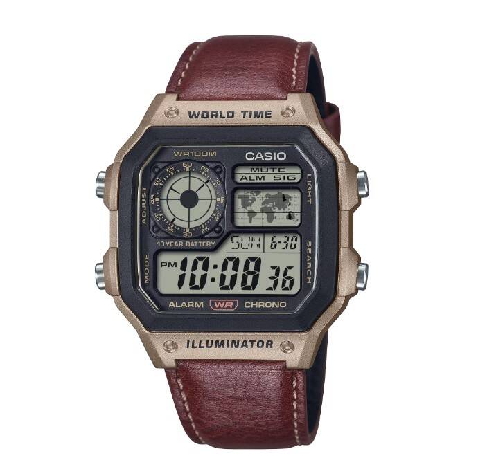 Casio AE-1200WHL-5A Unisex Digital Casual Wristwatch Watch Genuine