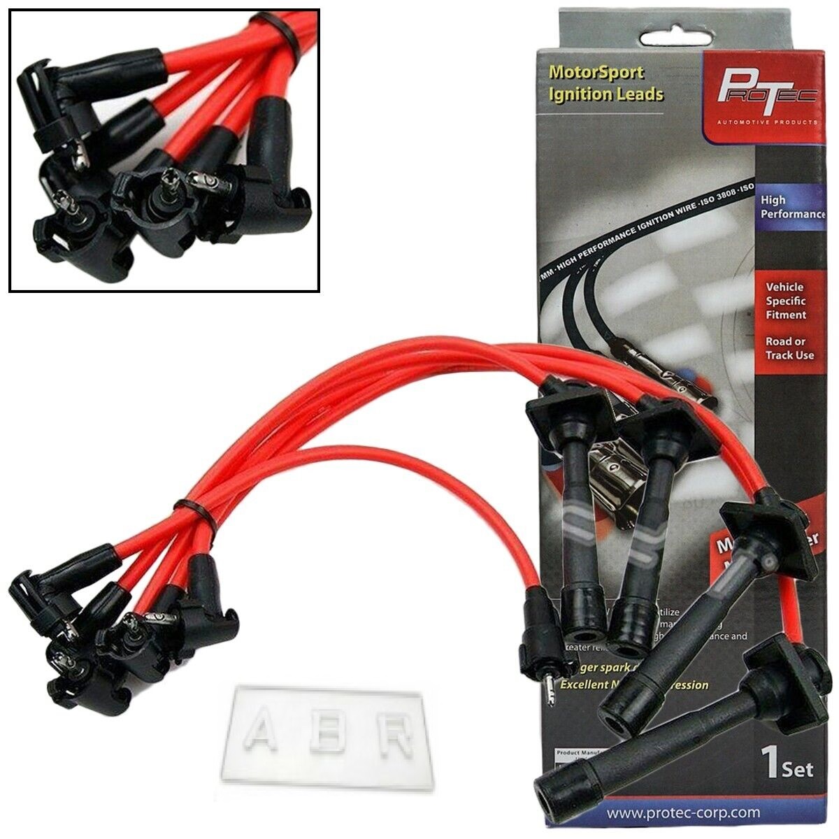 PROTEC Ignition Lead Plug Wire Fit For Toyota Starlet Turbo EP82 EP91 1.3L 4EFTE