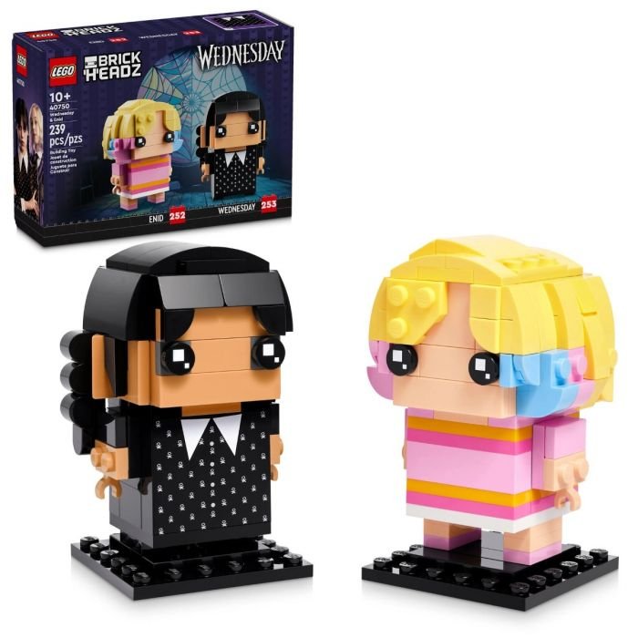 LEGO Brickheadz Series 40750 Wednesday & Enid