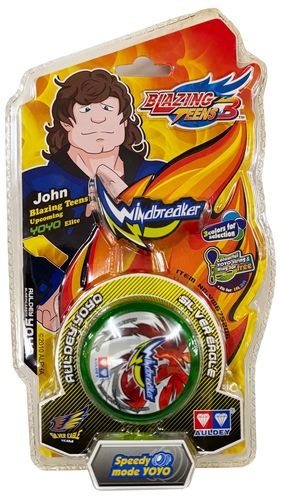 Auldey Blazing Teens Yoyo Wind Bredker John Silver Eagle Speedy Mode Yoyo