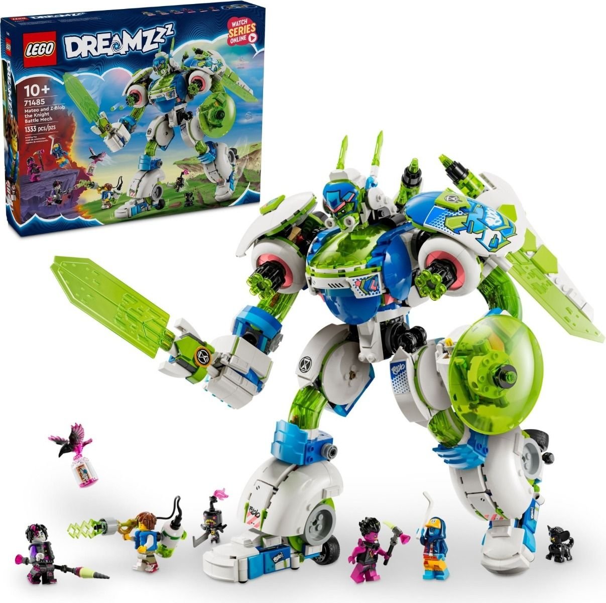 LEGO Dreamzzz 71485 Mateo and Z-Blob the Knight Battle Mech