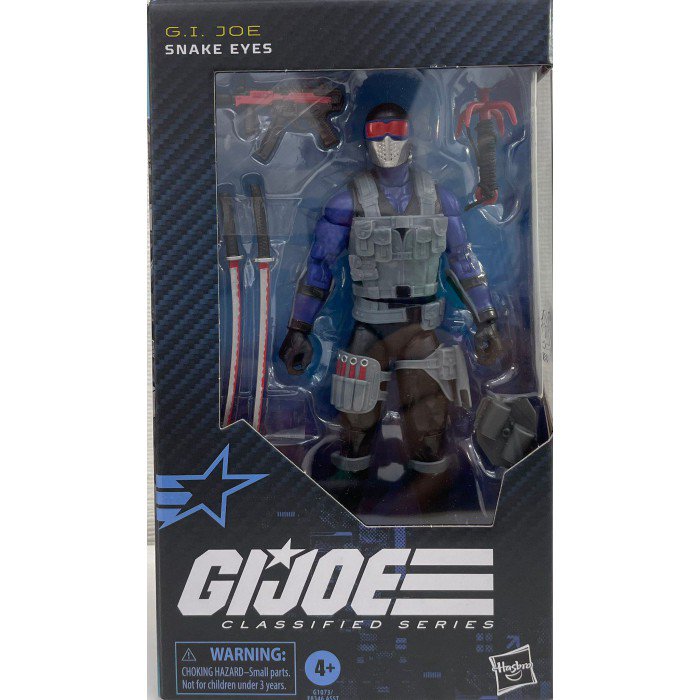 HASBRO G.I.JOE CLASSIFIED SERIES #165 SNAKE EYES ACTION FIGURE
