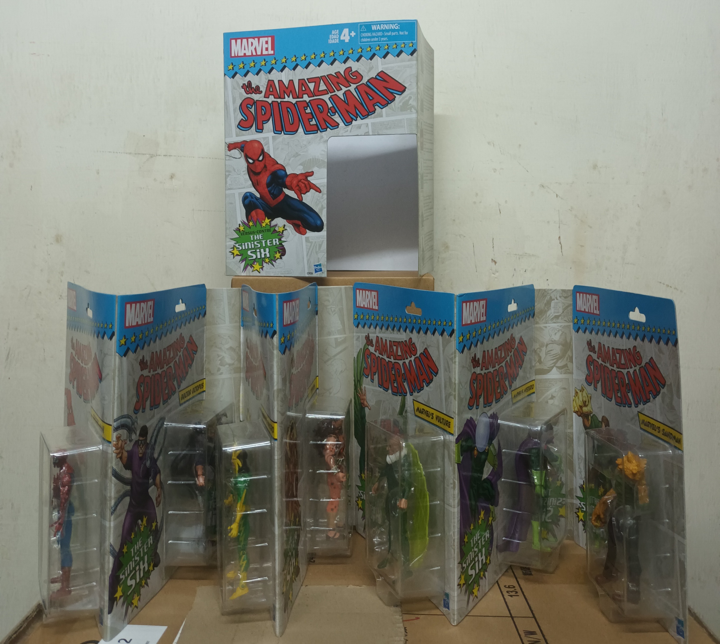 Hasbro Marvel Legends 3.75” Spider-Man vs The Sinister Six Exclusive 7 Figure Boxed Set