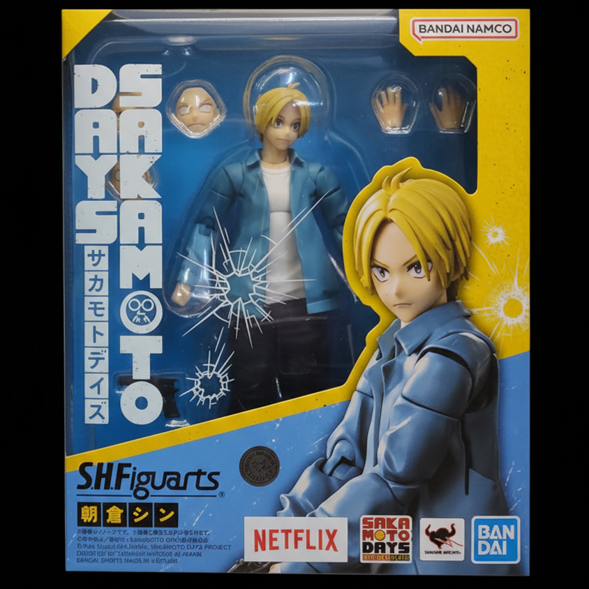 Bandai S.H.Figuarts Action Figure Shin Asakura (Sakamoto Days)