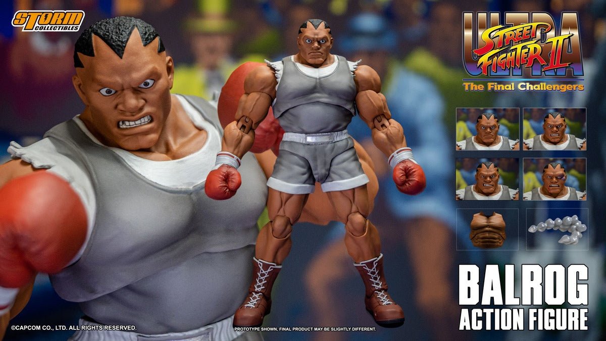 Storm Collectibles Balrog The Falcon's Hangar Exclusive 1/12 Action Figure "Street Fighter II Ultra"