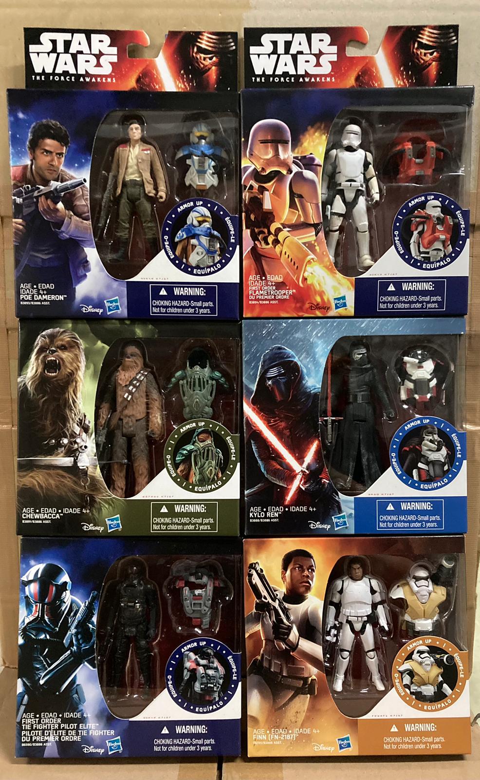 Star Wars The Force Awakens Armor Series Wave 2 set of 6