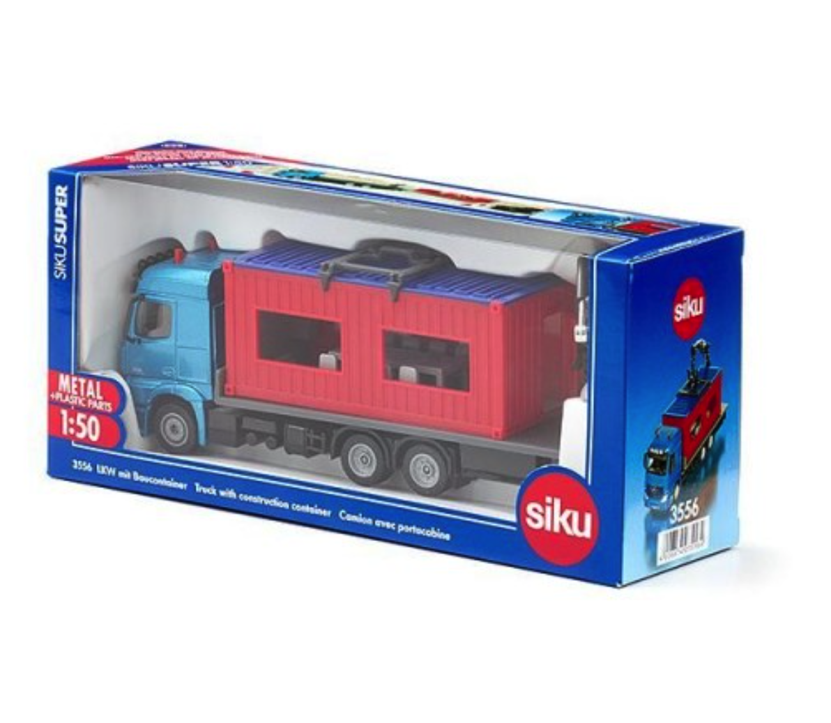 SIKU 3556 LKW mit Baucontainer