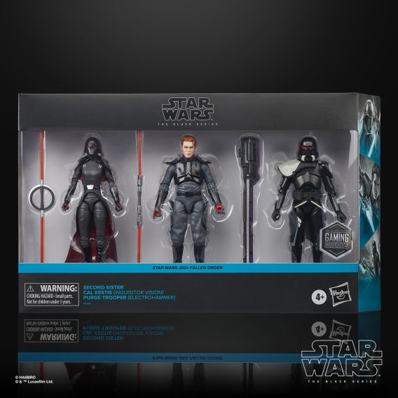 Hasbro Star Wars Black Series Cal Kestis Inquisitor Purge Trooper 3pack Gaming Greats
