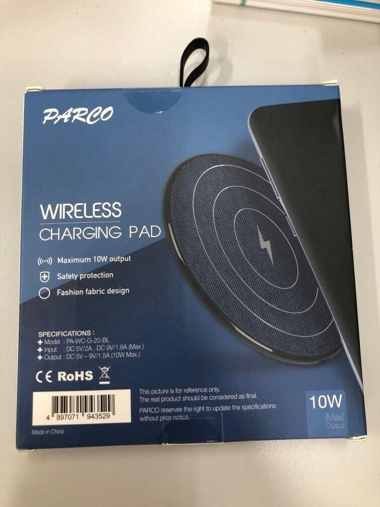 Parco Wireless Charging Pad 10W (Max) Output