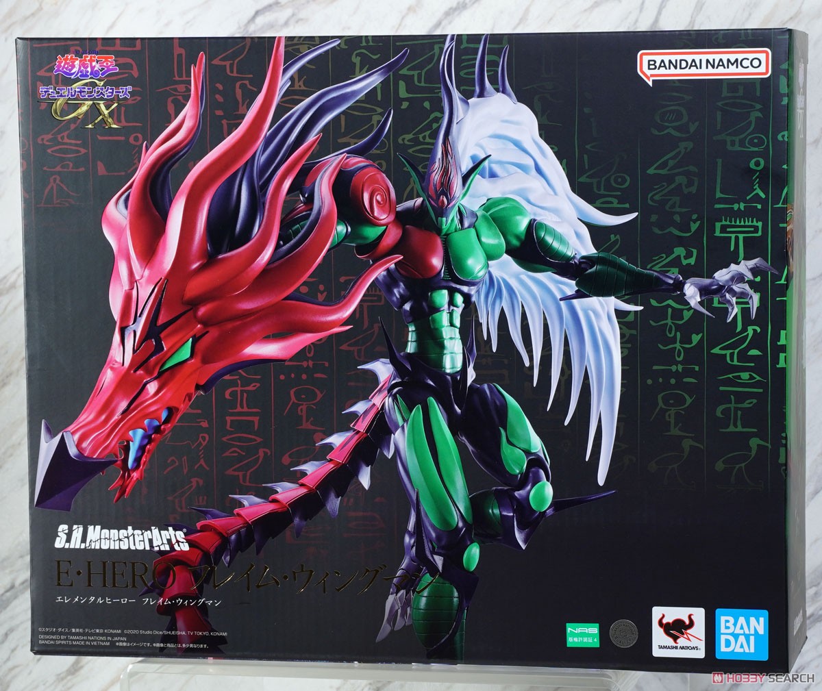 Bandai S.H.MonsterArts E. HERO E-HERO Flame Wingman Yu-Gi-Oh! Duel Monsters GX
