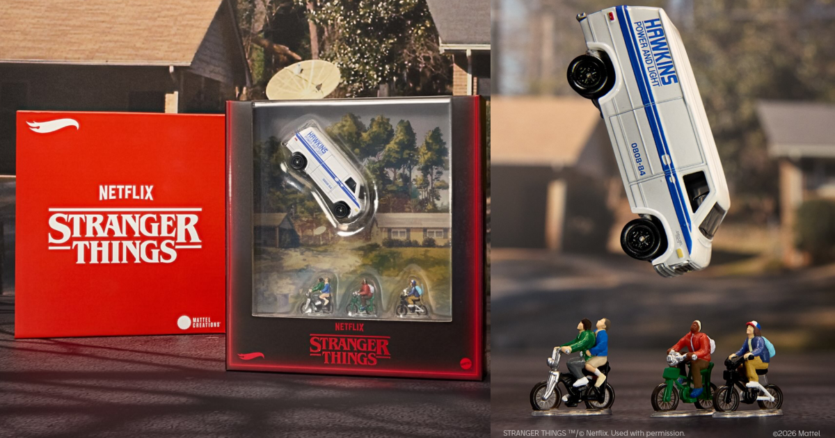Hot Wheels Stranger Things ストレンジャーシングス Hot Wheels Unveils Stranger Things 10th Anniversary Van Set