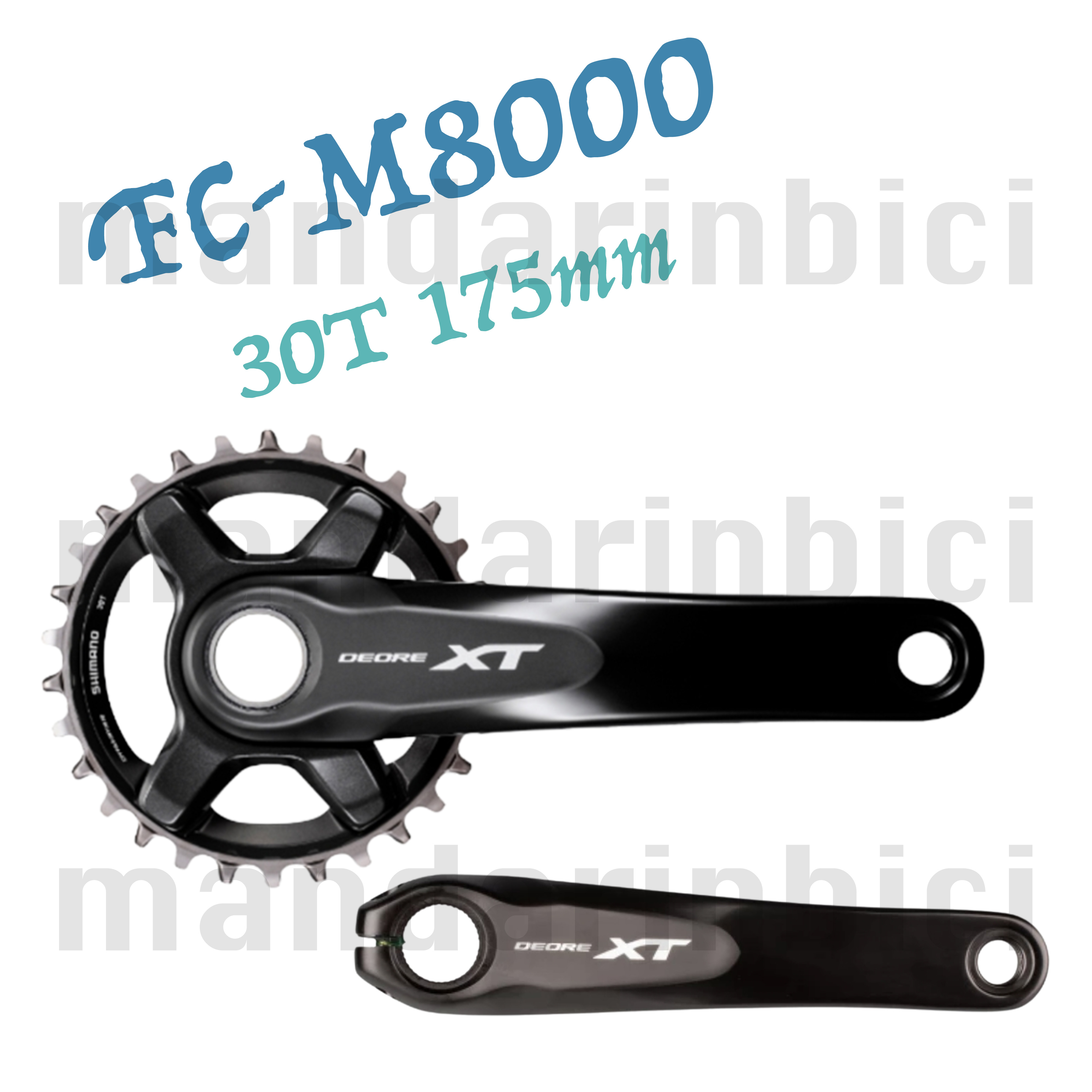 Shimano Deore XT FC-M8000-1 30T 175mm Crankset Mountain Bike (wo