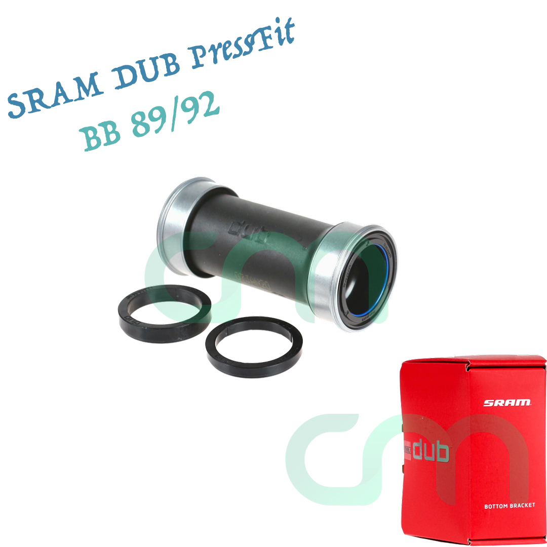 New SRAM DUB SUPER BOOST+ PRESSFIT BOTTOM BRACKET (BLACK) (BB89.5/92MM)