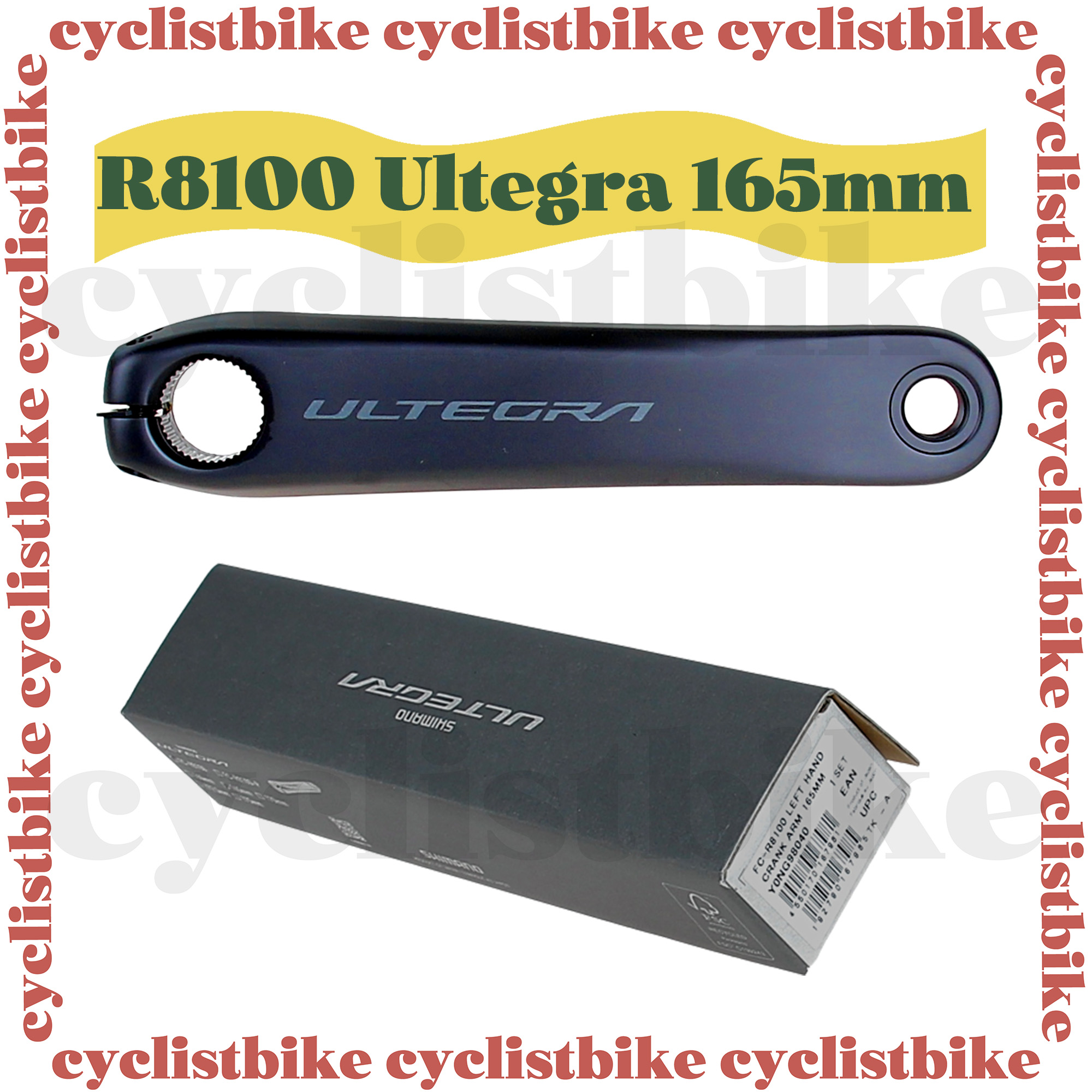 New Shimano Ultegra FC-R8100 165mm Left Crank Arm New In Box | eBay