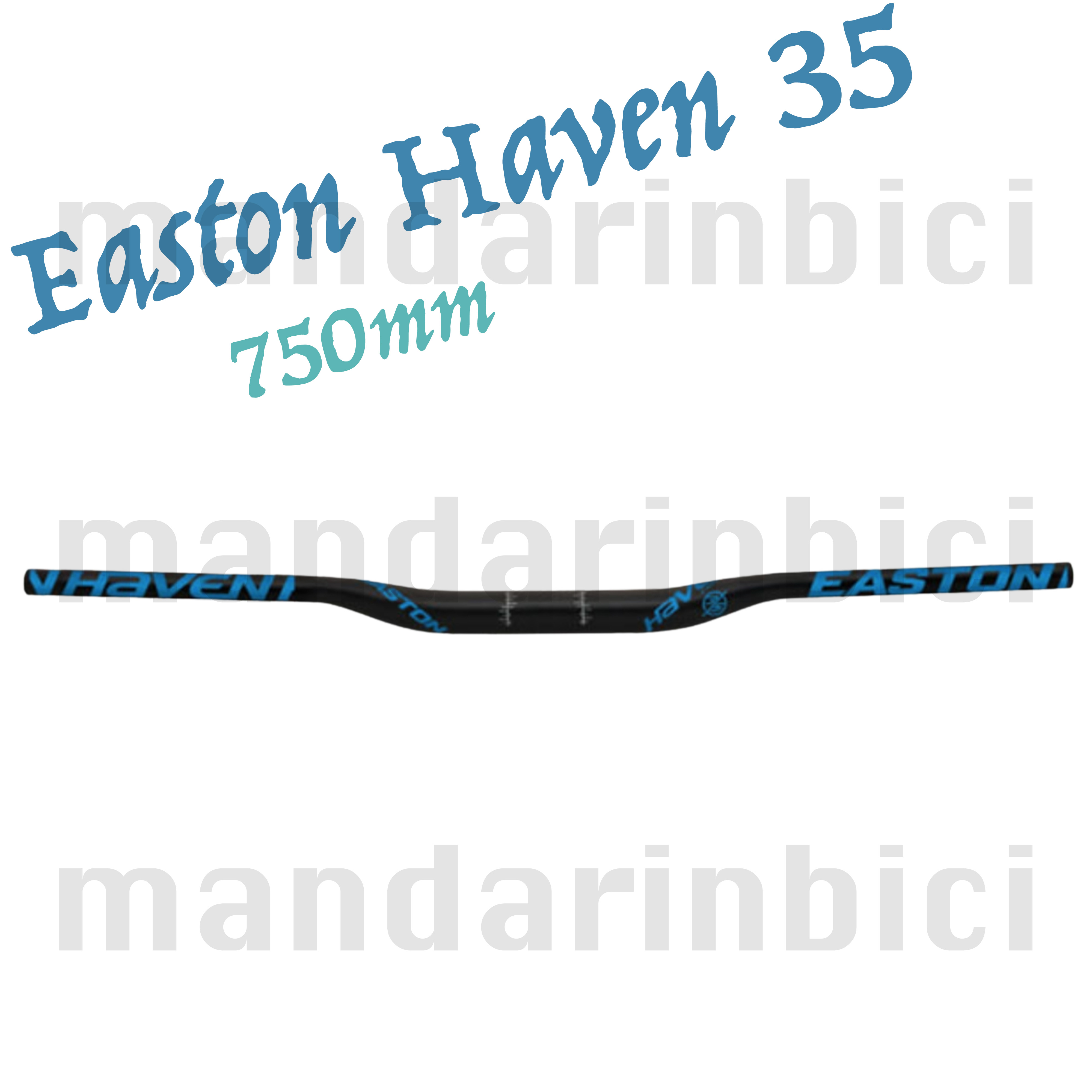 NEW Easton Haven 35 Handlebar 20mm RISE Carbon 750mm MTB Blue | eBay