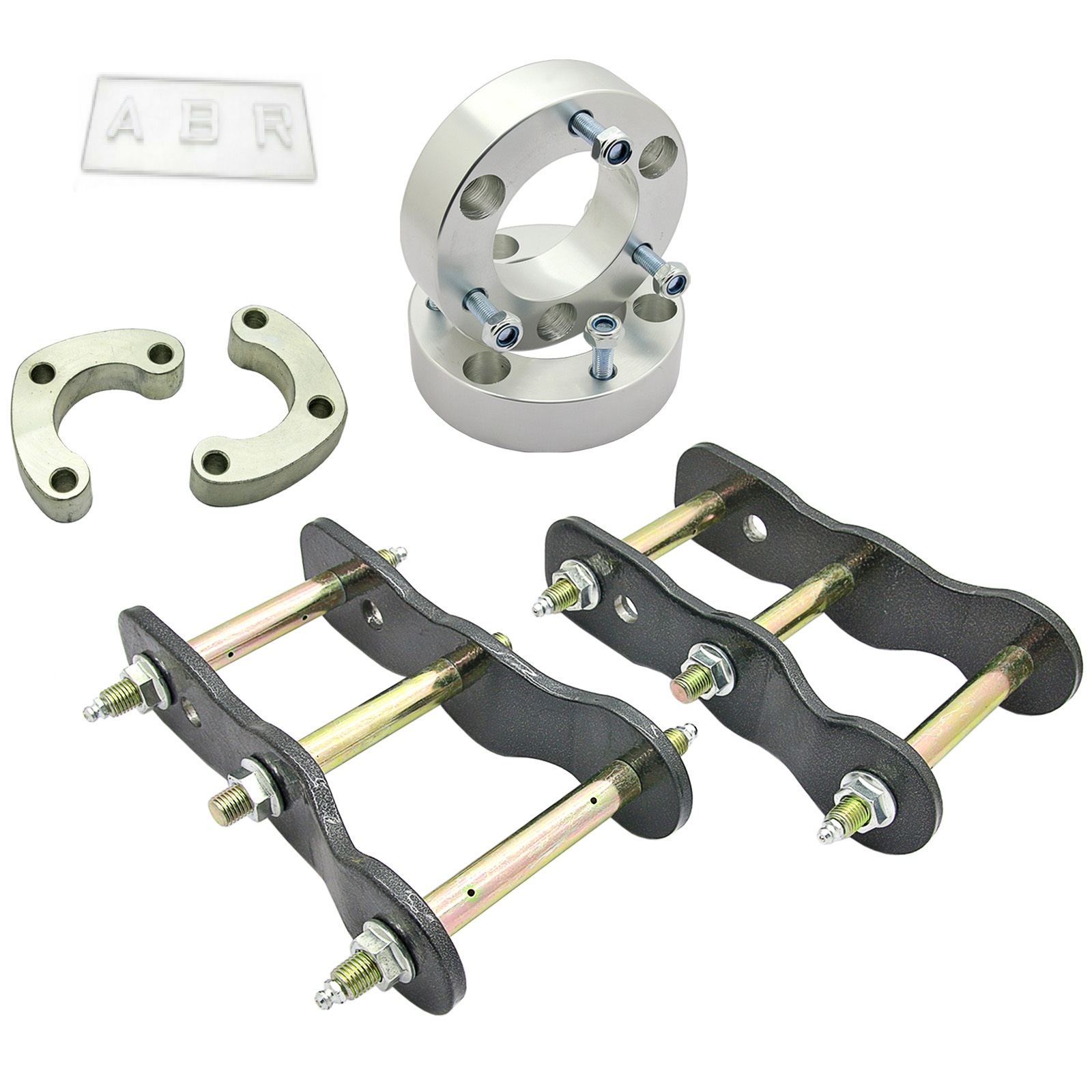 35mm Front Shock Spacer + 2" Rear Shackle Lift Kits For Triton 4WD ML MN 2005-14
