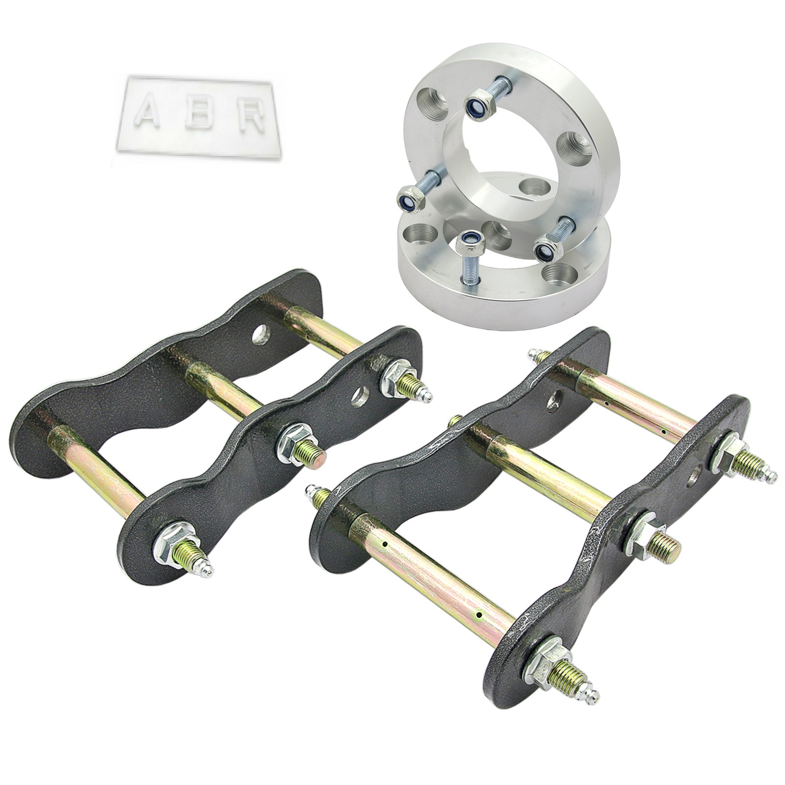 Front 25mm Strut Spacer Rear Shackle Lift Kits For Mitsubishi Triton L200 05-15