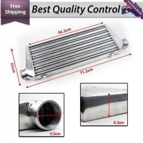 Front Mount Intercooler 550X230X65MM Inlet/Outlet 2.5" Aluminium Bar Plate