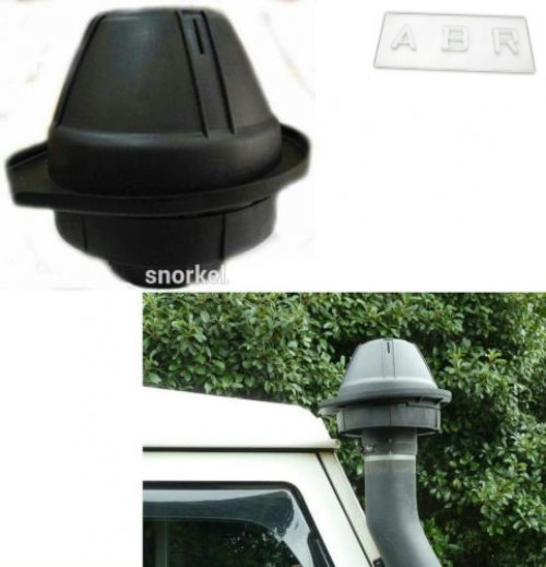 3.5" 85mm Mushroom Vehicle Snorkel Kit Head 4WD/Universal 4x4 AWD Off Road Ram