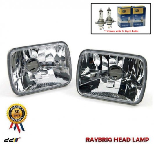 RAYBRIG Chrome Headlight For Nissan Silvia Gazelle 180SX AE86 FC3S AW11 SW20