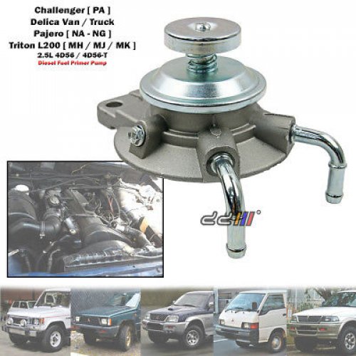 Diesel Fuel Filter Primer Pump For Mitsubishi Pajero Shogun L049 L144 4D56