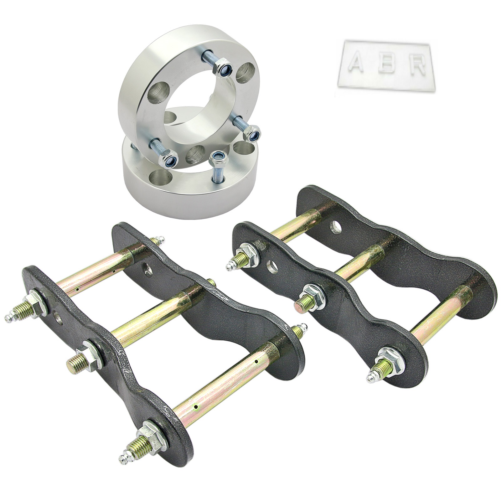 Front 35mm Strut Spacer Rear Shackle Lift Kits For Mitsubishi Triton L200 05-15