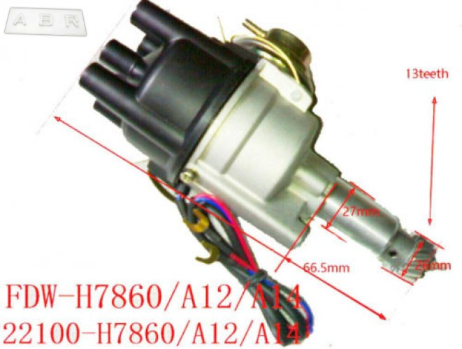 Electronic Distributor For Datsun Sunny A-Series Engine (A10/A12/A13/A14/A15)