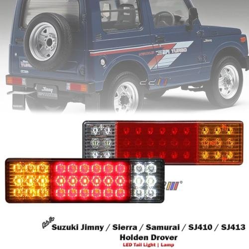 Rear Tail LED Light 12V Set For Suzuki Jimny SJ410 SJ413 Gypsy Drover 1982-1998