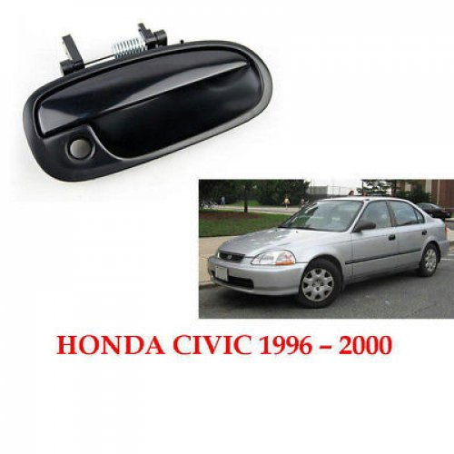 Front Right RHS Outer Door Handle Fits Honda Civic 1996-2000 EK EJ Black