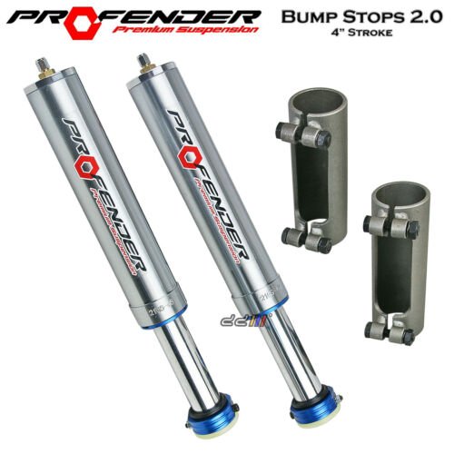Profender Travel Bumps Hydraulic Stops 4" Stroke Shock Nissan GQ Gu Jeep Hilux