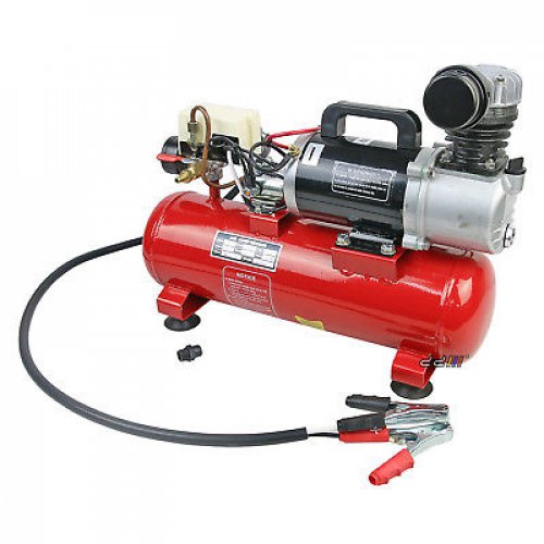 12V 450W Air Compressor 8L Receiver Tank 120L/min Oil Tank Off Road 4x4 4WD Car