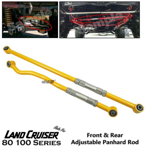 Front Rear Adjustable Panhard Rod Bar Fits Toyota Land Cruiser 80 100 105 Series
