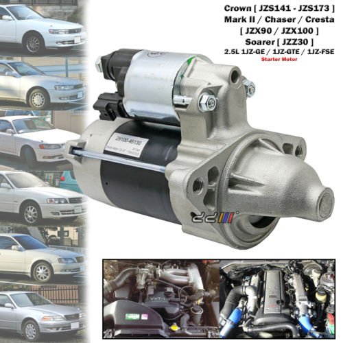 Starter Motor For Toyota Crown Majesta Soarer 2.5L 1JZ-GE 1JZ-GTE 28100-46130