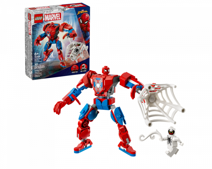 LEGO Marvel 76308 Spider-Man Mech vs. Anti-Venom Building Set