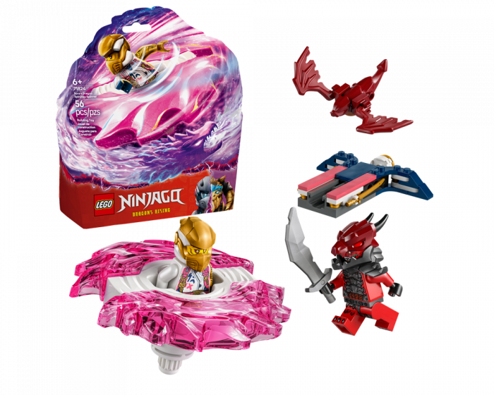 LEGO Ninjago 71824 Sora's Dragon Spinjitzu Spinner Building Set Toy