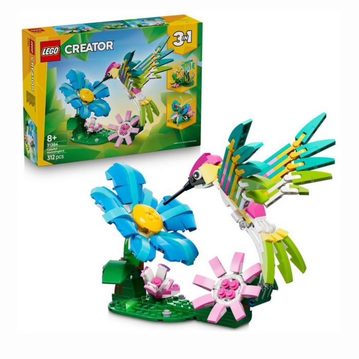 LEGO Creator 31384 Wild Animals Colorful Hummingbird Building Set Toy