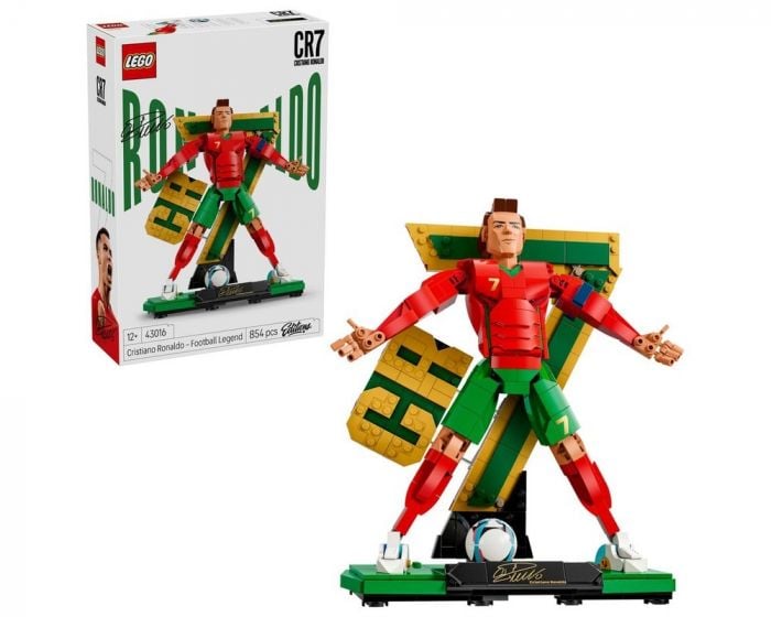 LEGO Editions 43016 Cristiano Ronaldo Football Legend Building Set Display Figur