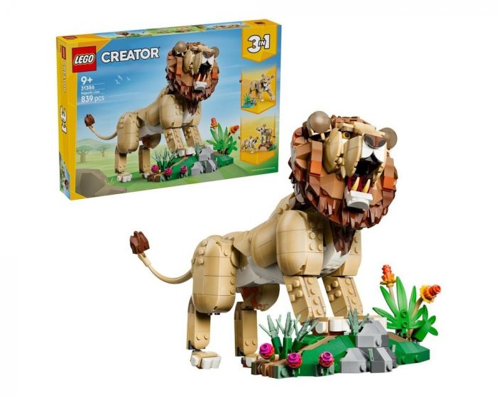 LEGO Creator 31386 Wild Animals Majestic Lion 3-in-1 Building Set