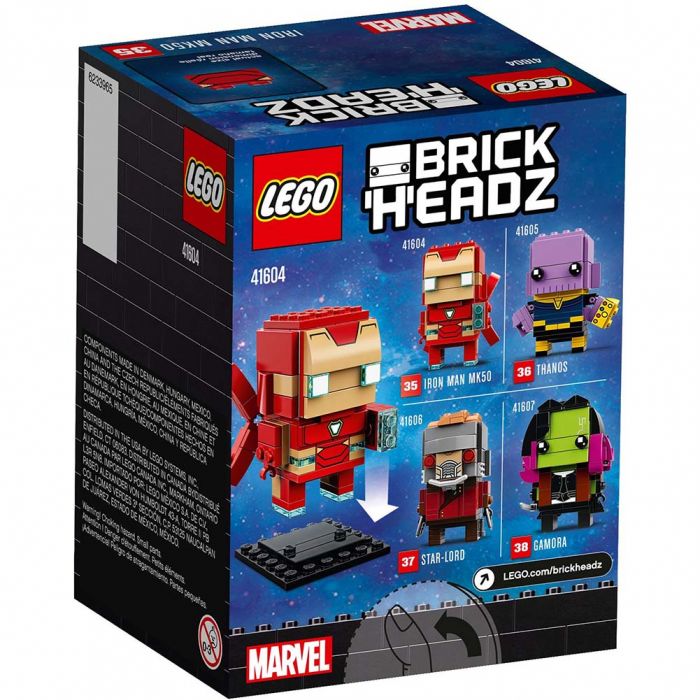LEGO BrickHeadz 41604 Iron Man MK50 Building Set