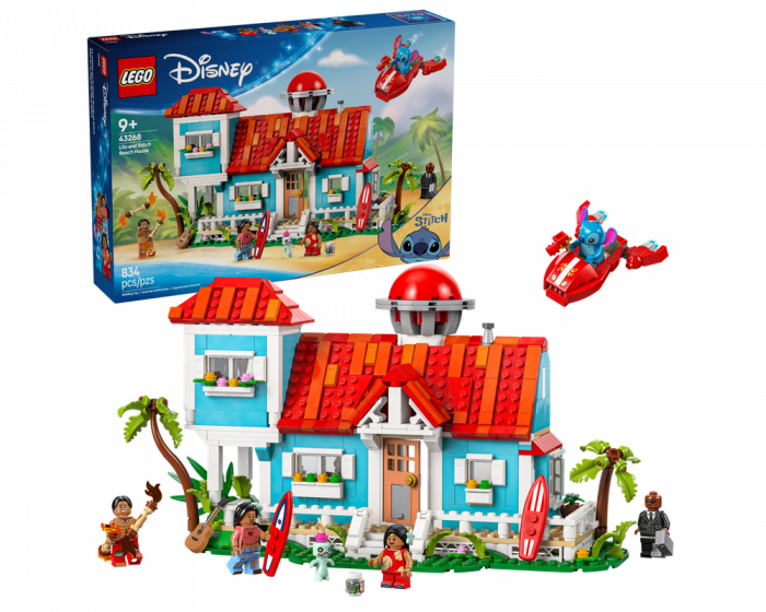 LEGO Disney 43268 Lilo and Stitch Beach House Building Set