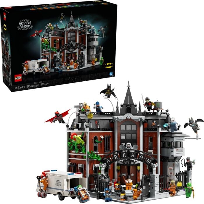 LEGO DC Batman 76300 Arkham Asylum Modular Building Set Adults