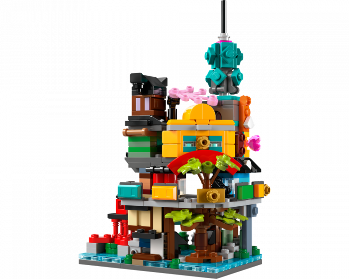 LEGO Ninjago 40705 Micro City Gardens Building Set 376 Pieces