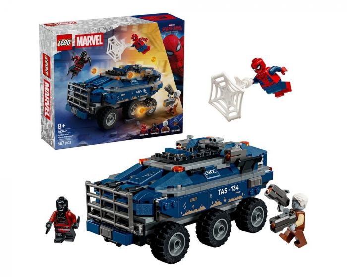 LEGO Marvel 76349 Spider-Man Prison Transport Chase Building Set