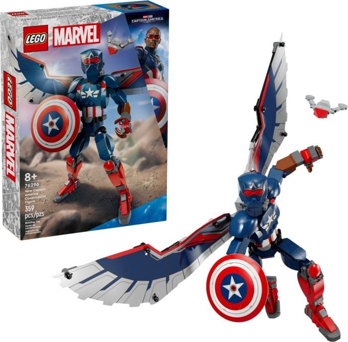 LEGO Marvel 76296 New Captain America Construction Figure Building Set