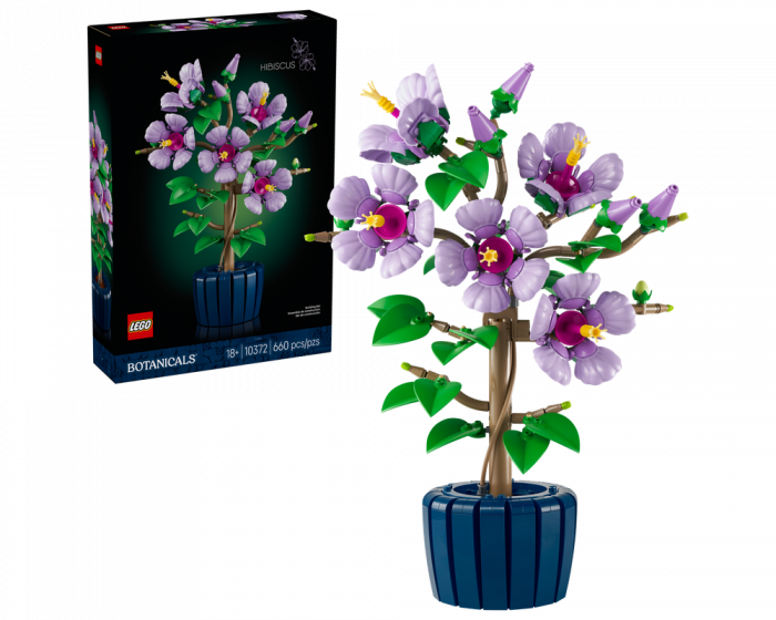 LEGO Botanicals 10372 Hibiscus Flower Building Set for Adults
