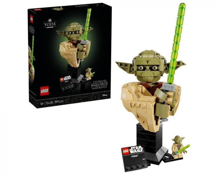 LEGO Star Wars 75438 Yoda Bust Building Set Collectible Display Toy