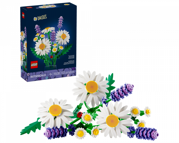 LEGO Botanicals 11508 Daisies Building Set with Lavender Flowers