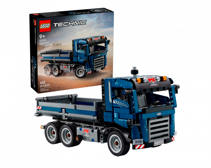 LEGO Technic 42203 Tipping Dump Truck Building Set Construction Toy